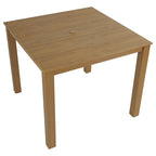 Poly Lumber Patio Dining Table, 36.2-Inches HIPS Outdoor Dining Table with Umbrella Hole, Weather Resistant (Navy Blue, 1 Piece)（副本）