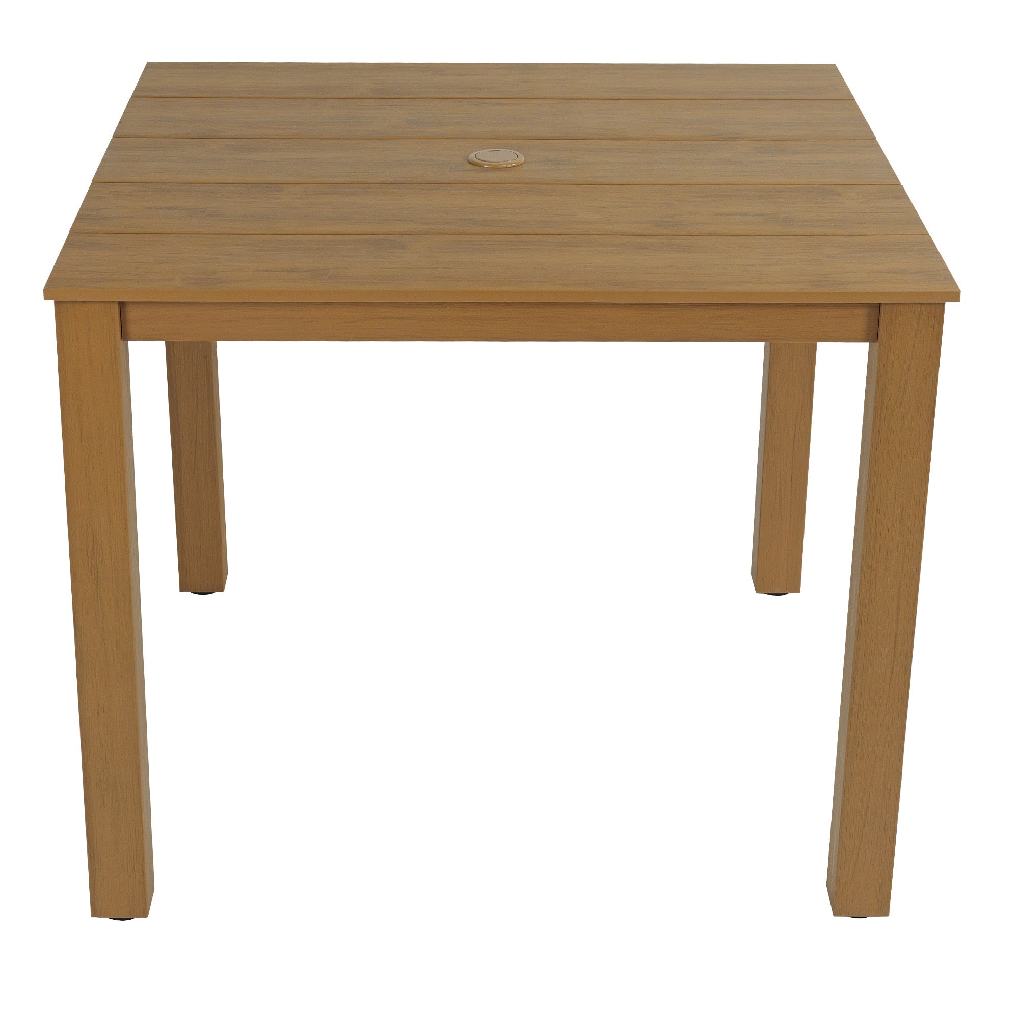 Poly Lumber Patio Dining Table, 36.2-Inches HIPS Outdoor Dining Table with Umbrella Hole, Weather Resistant (Navy Blue, 1 Piece)（副本）