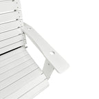 Poly Lumber 3-Seat Porch Swing, HIPS 5-Feet Bench Swing with Foldable Cup Holders,18/8 Stainless Steel Hardware, High Backrest and Deep Contoured Seat, White