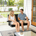 Porch Swing  4 FT Extra Large, Black