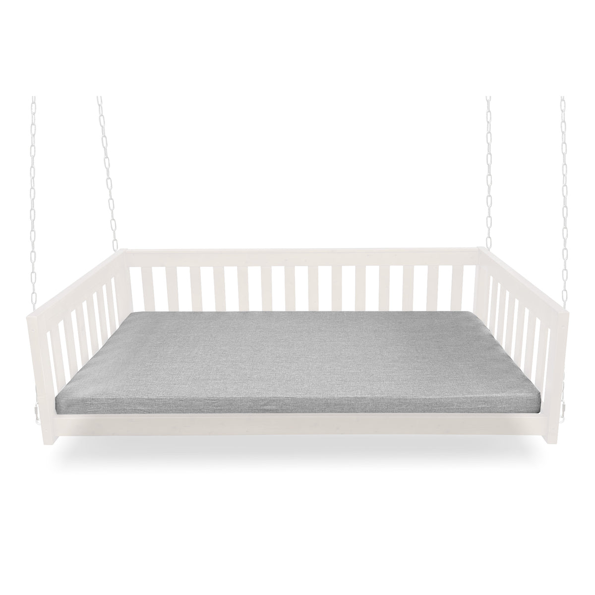 4-Inch Thick Cushion for 6.6 FT Wooden Porch Swing Bed – 76.3" x 40.5"