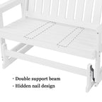 Patio Glider,  White