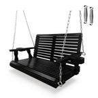 Porch Swing  4 FT Extra Large, Black