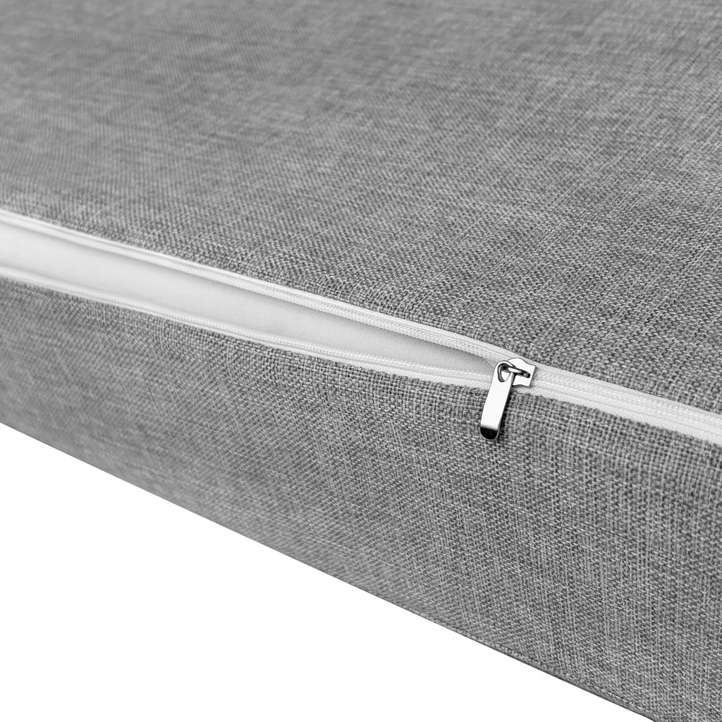 4-Inch Thick Cushion for 6.6 FT Wooden Porch Swing Bed – 76.3" x 40.5"