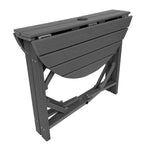 HDPE Patio Round Table 36 " All-Weather Outdoor Dining Table for Garden,Patio,Backyard