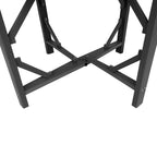 HDPE Patio Round Table 43 " All-Weather Outdoor Dining Table for Garden,Patio,Backyard