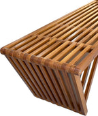 Outdoor Wooden Bench with Weatherproof Cushion, Solid Fir Wood, Coating with Wood Varnish, 2-Seater, for Patio, Porch, Yard, Garden, 62.8 inches (Brown)