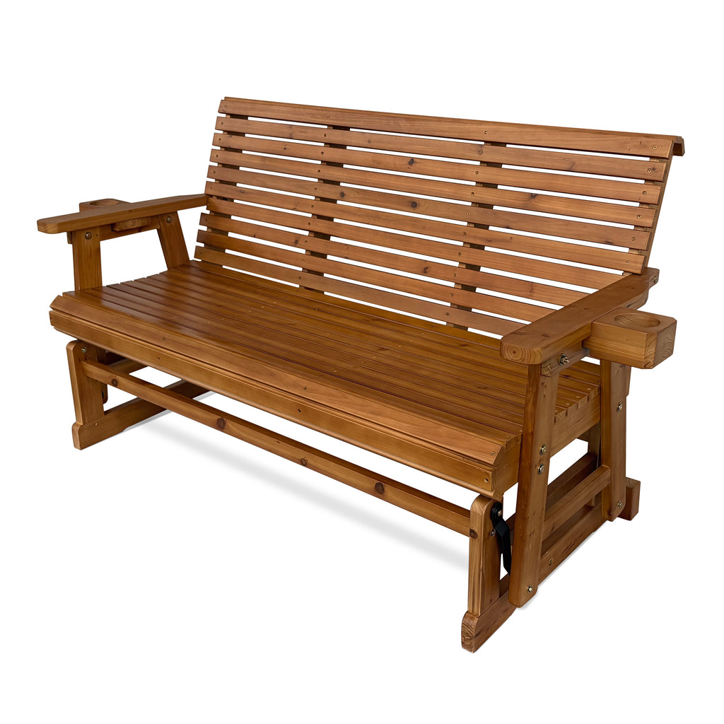 Patio Glider  3-Seater,  Brown