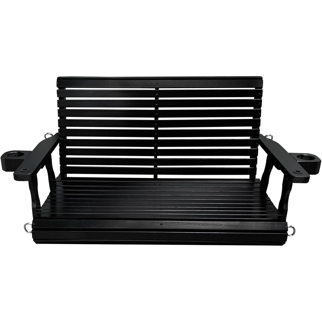 Porch Swing  4 FT Extra Large, Black