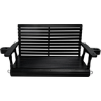 Porch Swing  4 FT Extra Large, Black