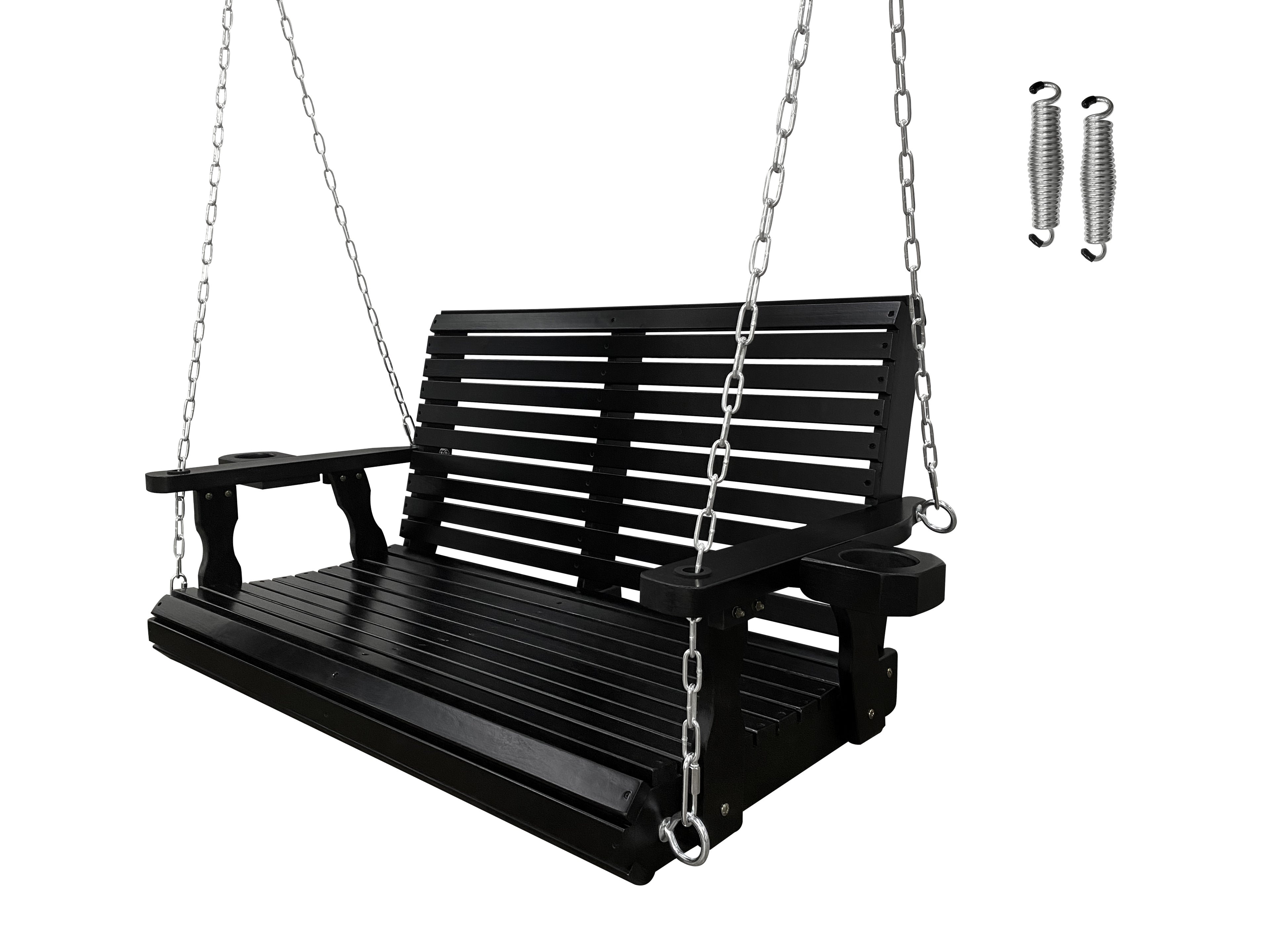 Porch Swing 4-feet, Black