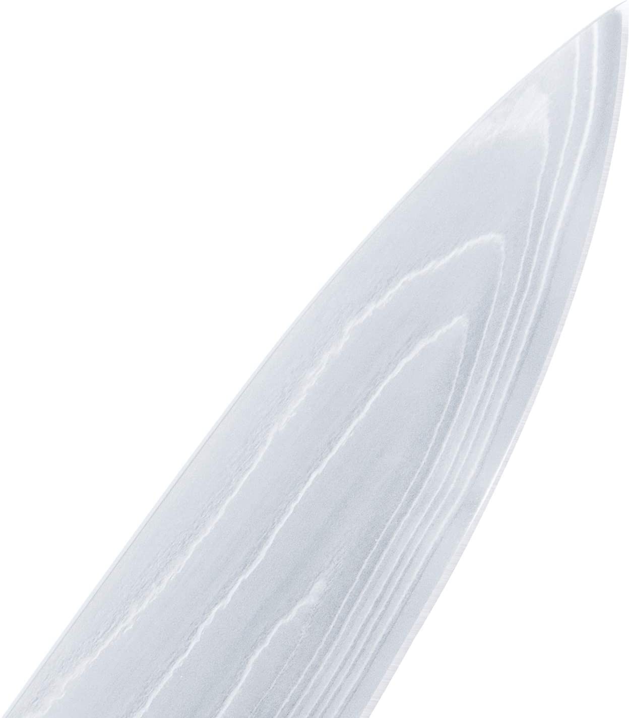 Fortune Candy 8 Inch Chef’s Knife - Damascus Japanese AUS-10 Stainless Steel Kitchen Knife - Full Tang, Classic Handle