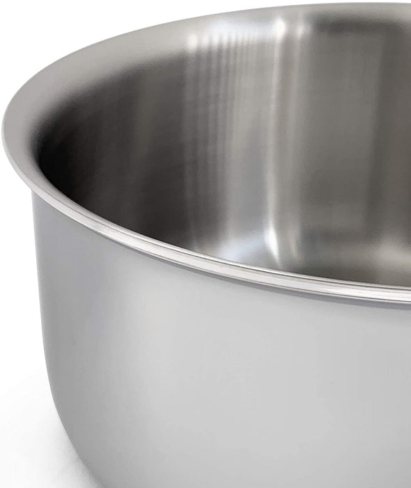 Fortune Candy 1.6-Quart Saucepan with Lid, Tri-Ply, 18/10 Stainless Steel, Comfortable Grip & Advanced Welding Technology, Dishwasher Safe, Induction Ready, Mirror Finish, Silver